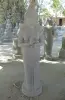 Product image 1 of the product “Standing Dewi Sri, position greetings turning the wheel ,160cm high riverstone grey ”